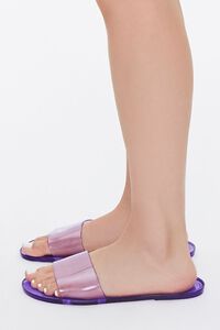 LAVENDER Semi-Transparent Jelly Sandals, image 2