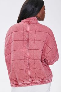 MAUVE Quilted Zip-Up Jacket, image 3