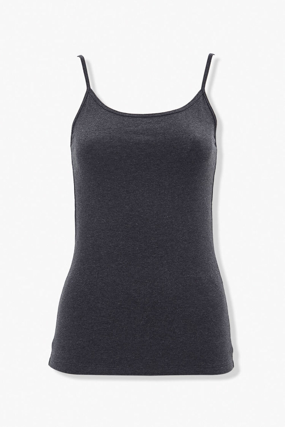 CHARCOAL HEATHER Basic Cotton-Blend Cami, image 1