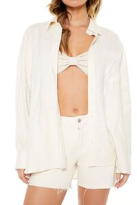 IVORY Button-Front Pocket Shirt, image 5