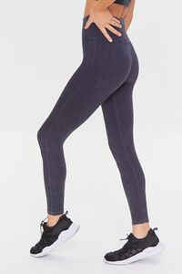BLACK Active Seamless Thick Ribbed Leggings, image 3