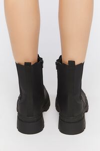 BLACK Lug-Sole Chelsea Boots, image 3