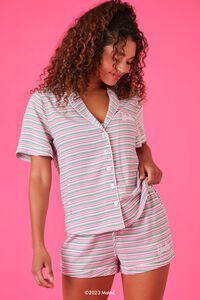PINK/MULTI Barbie Shirt & Shorts Pajama Set, image 1