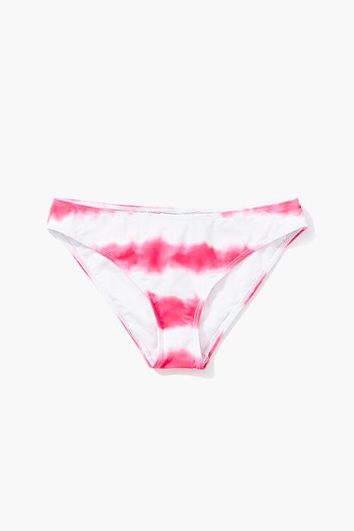 PINK/WHITE Tie-Dye Bikini Bottoms, image 5