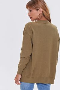 OLIVE Sweater-Knit Crop Top & Cardigan Set, image 3