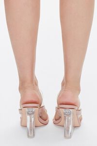NUDE Toe-Thong Lucite Wedge Heels, image 3