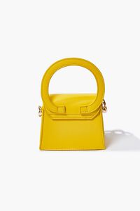 YELLOW Chain-Strap Structured Crossbody Bag, image 3
