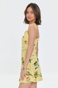 YELLOW/MULTI Tropical Ruffled Cami Dress, image 2