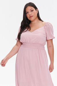 ROSE Plus Size Flounce-Hem Maxi Dress, image 4