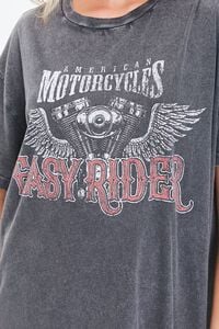 WASHED BLACK/MULTI American Motorcycle T-Shirt Dress, image 5