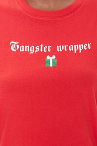 RED/WHITE Gangster Wrapper Tee, image 5