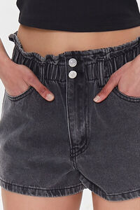 Paperbag Denim Shorts, image 5