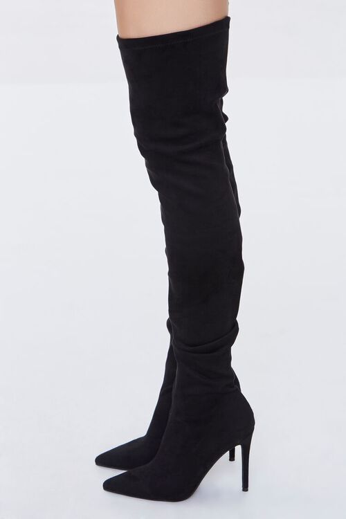 BLACK Over-the-Knee Stiletto Boots, image 2