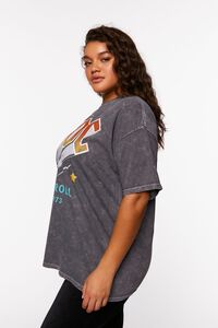 CHARCOAL/MULTI Plus Size ACDC Graphic Tee, image 2