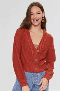 AUBURN Boucle Knit Cardigan Sweater, image 5