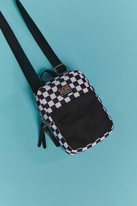 BLACK/MULTI Airwalk Checkered Mini Messenger Bag, image 1