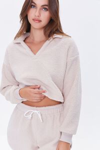 CREAM Faux Shearling Pullover, image 1