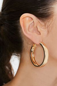 Thick Hoop Earrings, image 1
