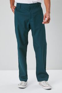 DARK BLUE Pocket Slim-Fit Pants, image 2