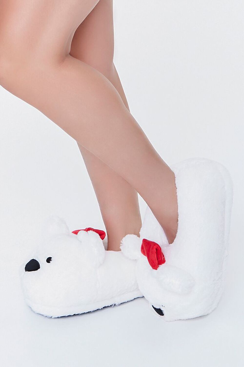 WHITE Polar Bear Indoor Slippers, image 1