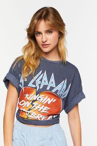 BLUE/MULTI Def Leppard Graphic Tee, image 1