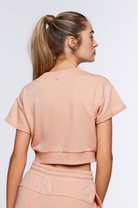 BLUSH Active French Terry Crop Top, image 3