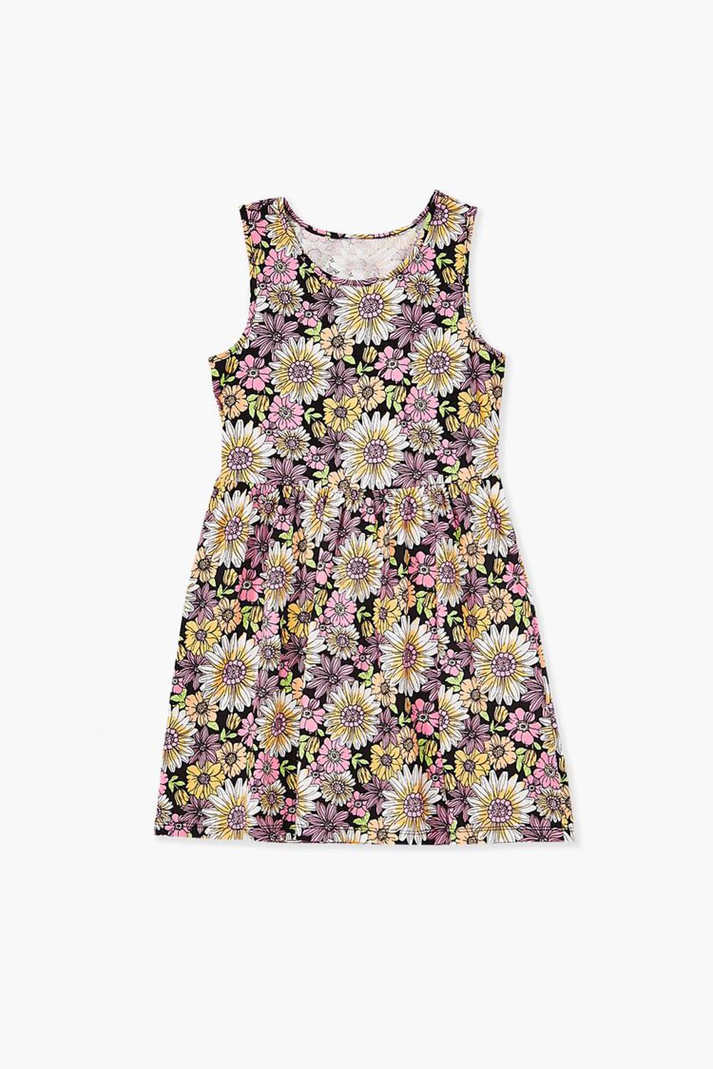 Girls Floral Print Dress (Kids)