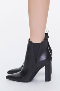 BLACK Pointed-Toe Chelsea Boots, image 2