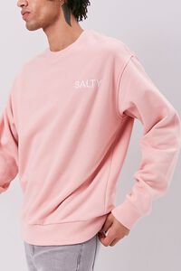 Salty Embroidered Graphic Fleece Sweatshirt, image 1