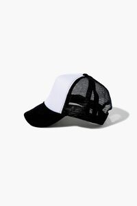 BLACK/WHITE Kids Trucker Hat (Girls + Boys), image 3