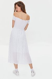CREAM/YELLOW Floral Off-the-Shoulder Dress, image 4