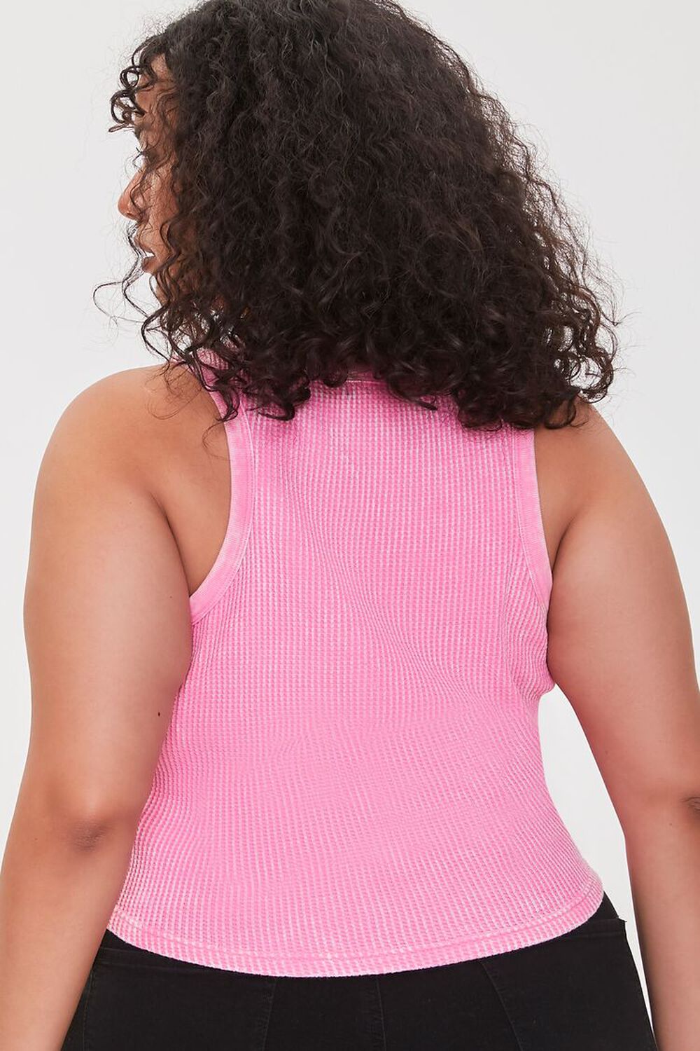 PINK ICING Plus Size Mineral Wash Tank Top, image 3