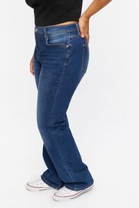 DARK DENIM Plus Size Mid-Rise Bootcut Jeans, image 3