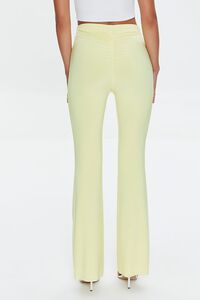 PALE YELLOW Ruched High-Rise Pants, image 4