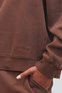BROWN Pantone Fleece Pullover, image 5