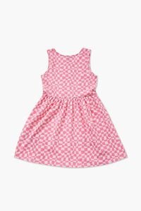 PINK/MULTI Girls Checkered A-Line Dress (Kids), image 2