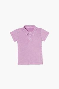 PURPLE Girls Cotton Polo Shirt (Kids), image 1