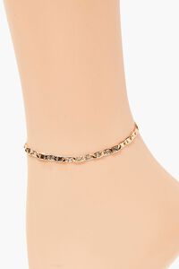 GOLD Mariner Chain Anklet, image 2
