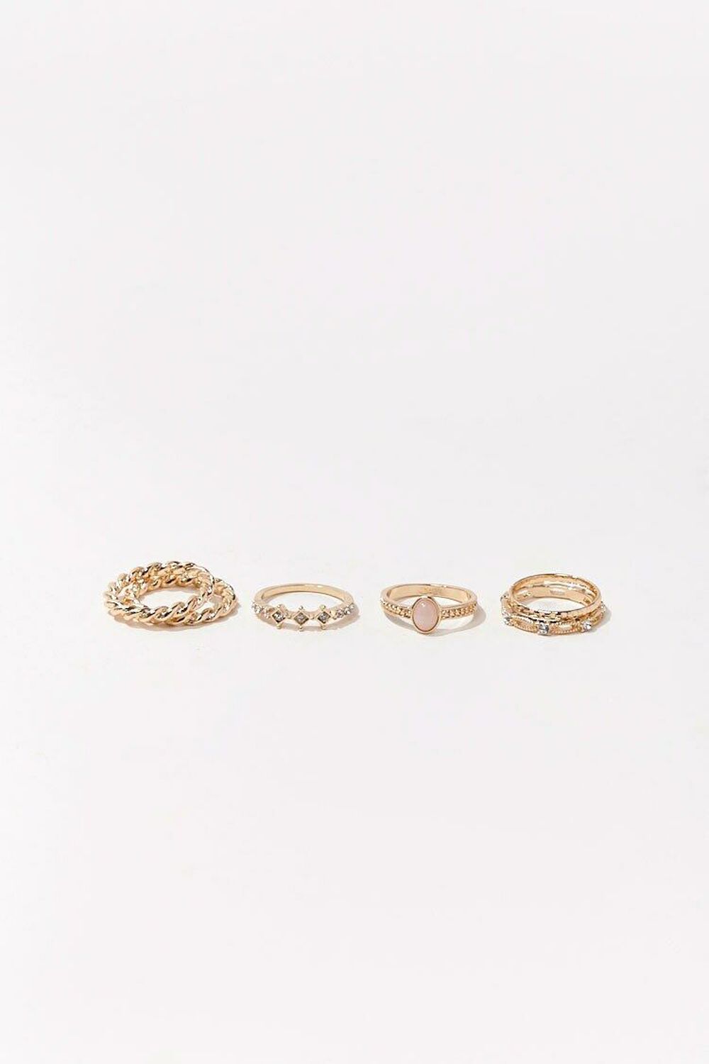 GOLD Etched Ring Set, image 2