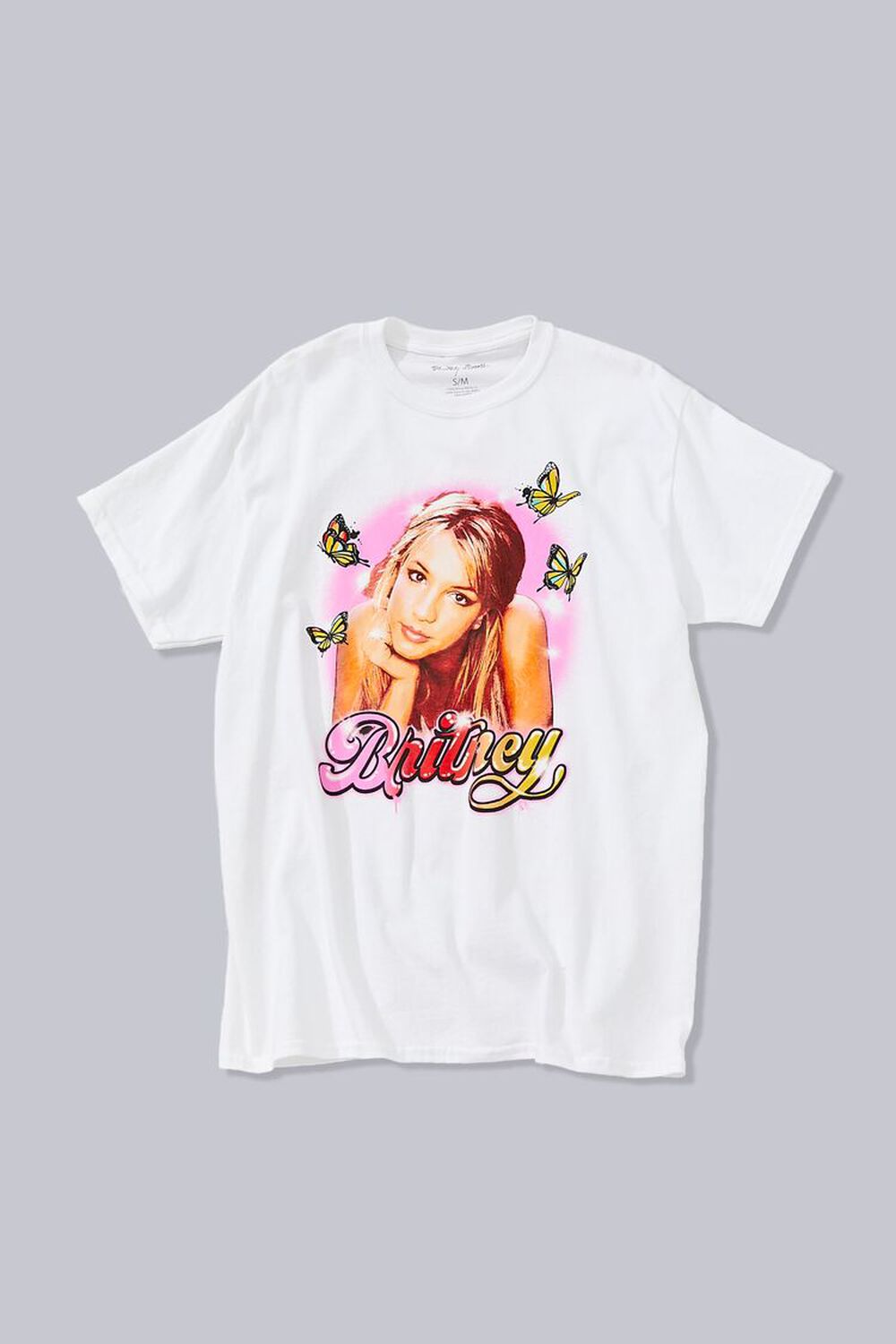 WHITE/MULTI Britney Spears Graphic Tee, image 1