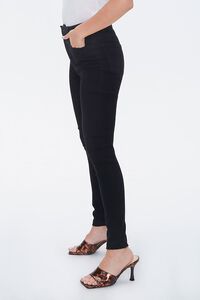 BLACK Stretch High-Rise Skinny Jeans, image 2