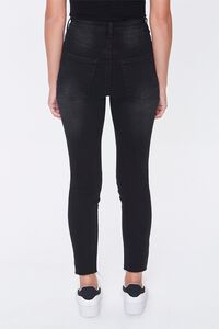 WASHED BLACK Petite High-Rise Mom Jeans, image 4
