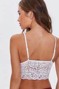WHITE Floral Lace Lounge Cami, image 3