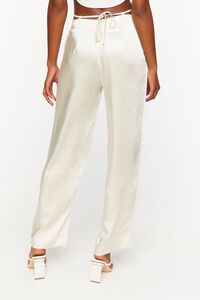 Satin Strappy Mid-Rise Pants, image 4