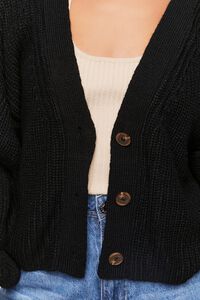 BLACK Marie Sleeve Cardigan Sweater, image 5