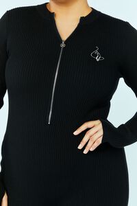 BLACK Plus Size Baby Phat Jumpsuit, image 6