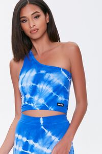 BLUE/WHITE Kendall & Kylie One-Shoulder Top, image 2