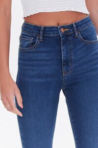 DARK DENIM High-Waisted Skinny Jeans, image 5