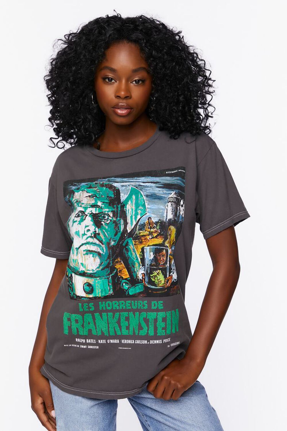 CHARCOAL/MULTI Frankenstein Graphic Tee, image 1