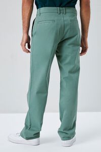 GREEN Cotton Straight-Leg Pants, image 4